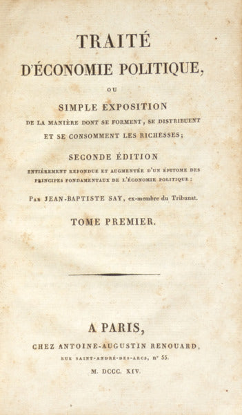 TRAITÃ‰ D'Ã‰CONOMIE POLITIQUE,
