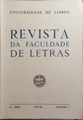 REVISTA DA FACULDADE DE LETRAS, IV SÉRIE, N.º 2, 1978.