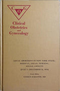 LEGAL ABORTIONS IN NEW YORK STATE: MEDICAL, LEGAL, NURSING, SOCIAL ASPECTS.