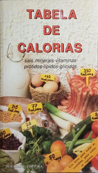 TABELA DE CALORIAS.