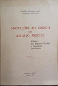 ANOTAÇÕES AO CÓDIGO DO REGISTO PREDIAL, ACTUALIZADO.