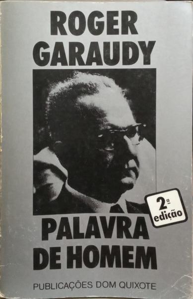 PALAVRA DE HOMEM. [2.ª EDIÇÃO]