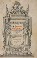 HYSTORIA DELA IGLESIA, QUE LLAMAN ECCLESIASTICA Y TRIPARTIDA.