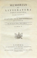 MEMORIAS DE LITTERATURA PORTUGUEZA, PUBLICADAS PELA ACADEMIA REAL DAS SCIENCIAS DE LISBOA. [8 VOLUMES]