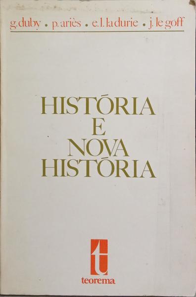 HISTÓRIA E NOVA HISTÓRIA.