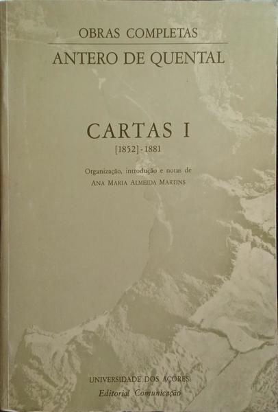 CARTAS I, [1852] - 1881.