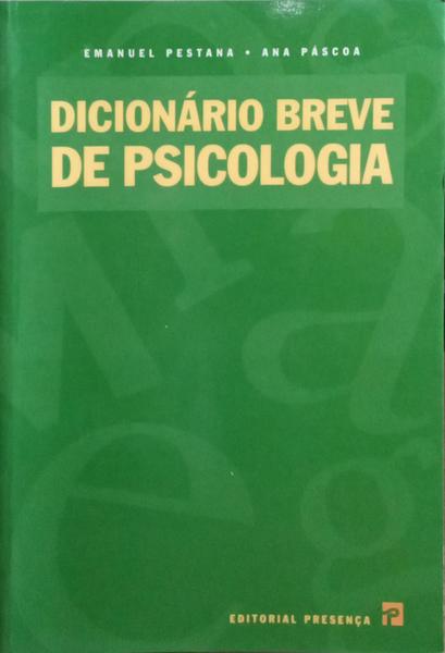 DICIONÁRIO BREVE DE PSICOLOGIA.