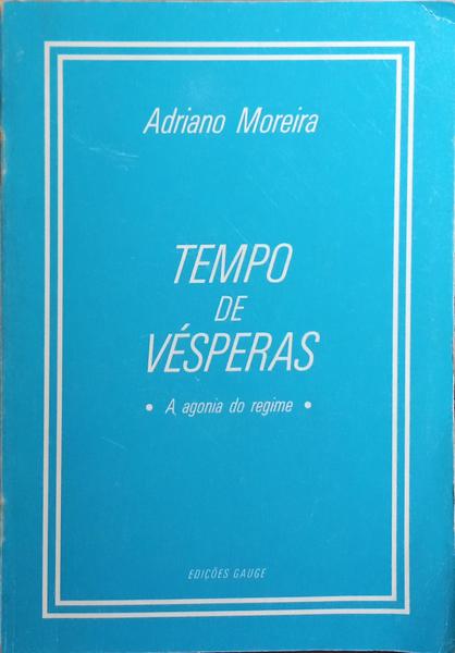 TEMPO DE VÉSPERAS. [3.ª EDIÇÃO]