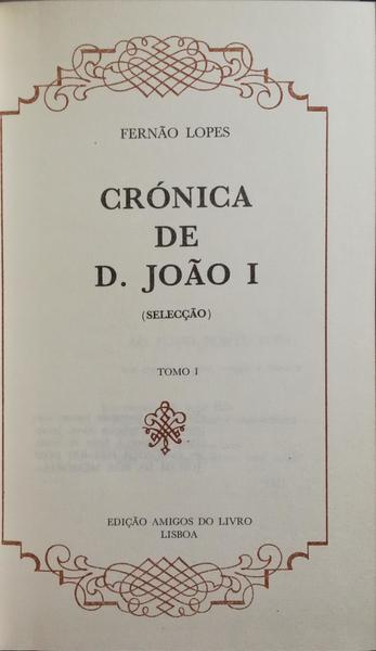CRÃ“NICA DE D. JOÃƒO I.