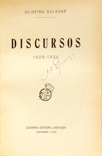 DISCURSOS E NOTAS POLÍTICAS. [ENTREVISTAS] 1928-1966.