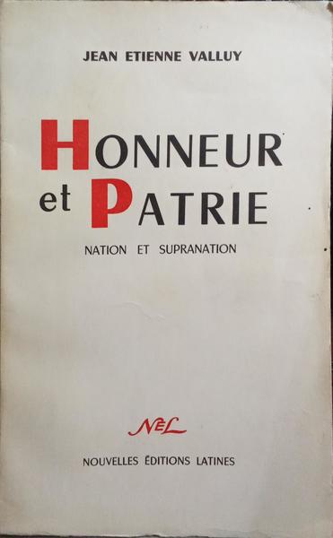 HONNEUR ET PATRIE.