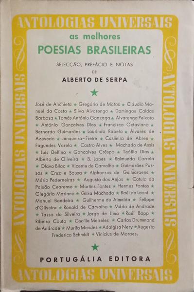 MELHORES (AS) POESIAS BRASILEIRAS.