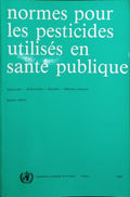 NORMES POUR LES PESTICIDES UTILISÉS EN SANTÉ PUBLIQUE.