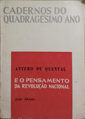 ANTERO DE QUENTAL E O PENSAMENTO DA REVOLUÇÃO NACIONAL.