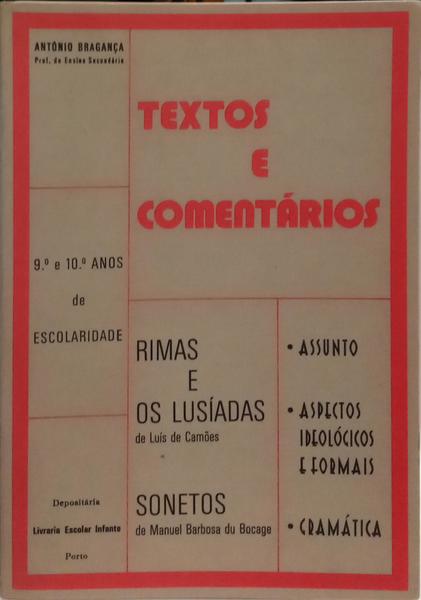 TEXTOS E COMENTÁRIOS.