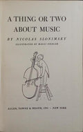 A THING OR TWO ABOUT MUSIC.