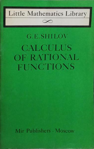 CALCULUS OF RATIONAL FUNCTIONS.
