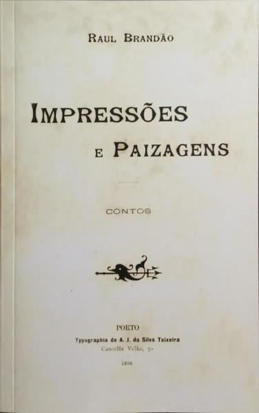 IMPRESSÕES E PAIZAGENS. [FAC-SÍMILE]