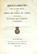 PROJECTO DE REGULAMENTO PARA O BANCO DE LISBOA, [15 OPÚSCULOS SOBRE A BANCA]