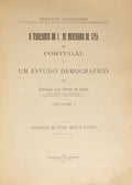 O TERREMOTO DO 1.º DE NOVEMBRO DE 1755 EM PORTUGAL E UM ESTUDO DEMOGRAFICO.