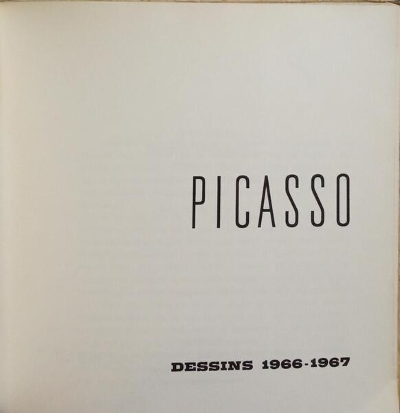 PICASSO, DESSINS 1966-1967.
