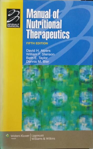 MANUAL OF NUTRITIONAL THERAPEUTICS.
