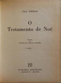 O TESTAMENTO DE NOÉ. [2.ª EDIÇÃO]