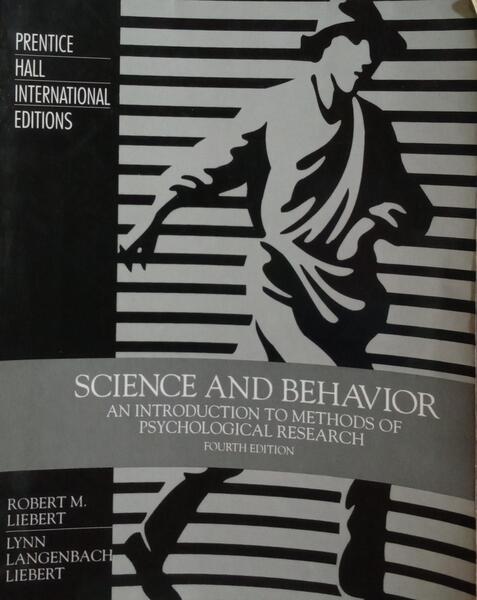 SCIENCE AND BEHAVIOR. [4.ª EDIÇÃO]