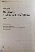 MAINGOT'S, ABDOMINAL OPERATIONS. [2 VOLS.]