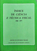 ÍNDICE DE CIÊNCIA E TÉCNICA FISCAL 1968-1977.