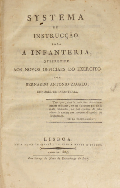 SYSTEMA DE INSTRUCÃ‡ÃƒO PARA A INFANTERIA,