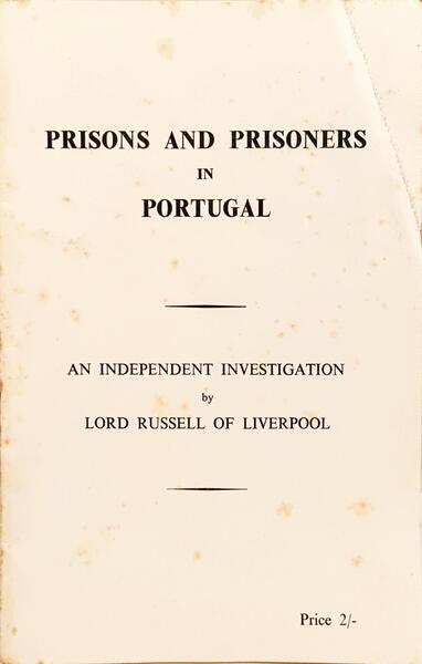 PRISONS AND PRISONERS IN PORTUGAL.