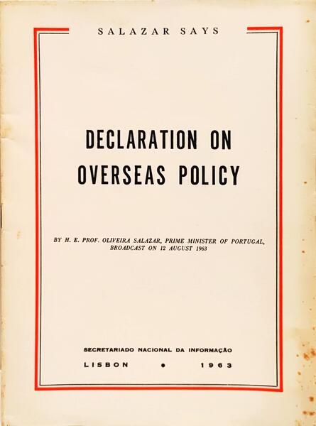 DECLARATION ON OVERSEAS POLICY.