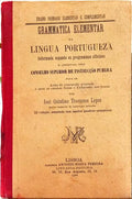 GRAMMATICA ELEMENTAR DA LINGUA PORTUGUEZA.