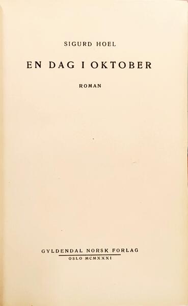 EN DAG I OKTOBER.