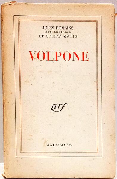 VOLPONE. [2.ª EDIÇÕES]