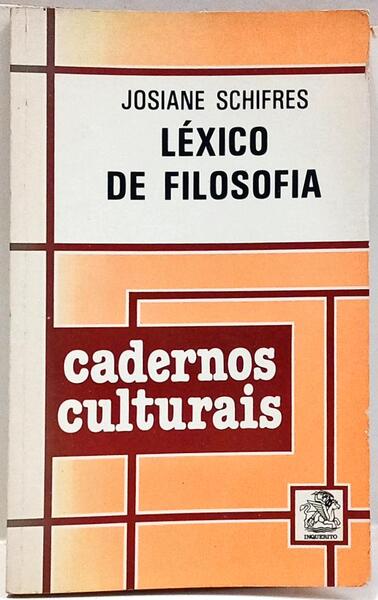 LÉXICO DE FILOSOFIA.