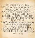 BOLETIM ESPECIAL DA ESCOLA SUPERIOR DE BELAS-ARTES DO PORTO, 1962-1963.