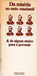 MISÉRIA (DA) NO MEIO ESTUDANTIL.