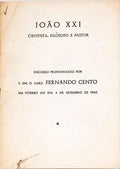 JOÃO XXI, CIENTISTA, FILOSOFO E PASTOR.