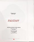 TEATRO NACIONAL DE SÃO CARLOS, TEMPORADA DO BICENTENÁRIO 1793 - 1993: FALSTAFF, GIUSEPPE VERDI (1813-1901).