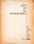 QUE ES EL ANARQUISTA?