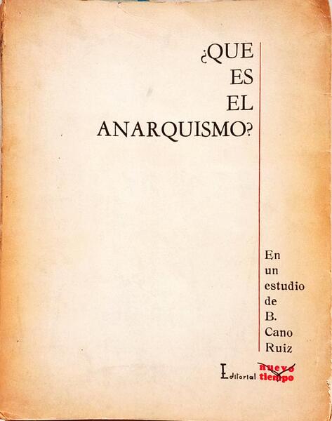 QUE ES EL ANARQUISTA?