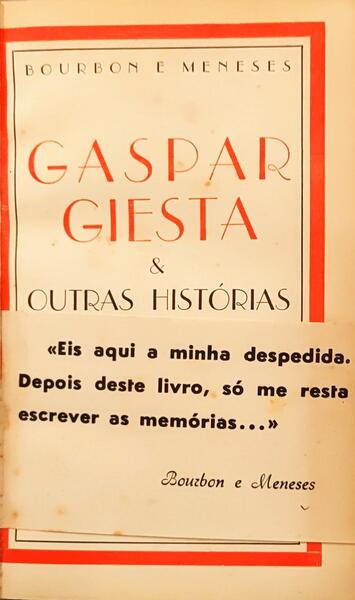GASPAR GIESTA & OUTRAS HISTÓRIAS.