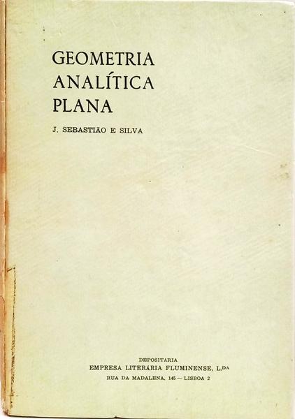 GEOMETRIA ANALÍTICA PLANA. [EDIÇÃO DE 1967]