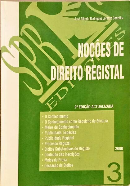 NAÇÕES DE DIREITO REGISTAL.