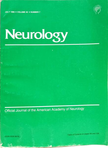 NEUROLOGY, VOL. 45, N.º 7, JULY, 1995 - VOL. N.º 9, SEPTEMBER, 1995.