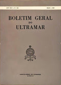 BOLETIM GERAL DO ULTRAMAR, ANO 45, N.º 526, MAIO DE 1969.