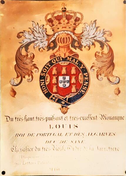 THE PORTUGUESE KNIGHTS OF THE ORDER OF THE GARTER.