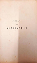 OBRAS SOBRE MATHEMATICA. [VOLUME 3]